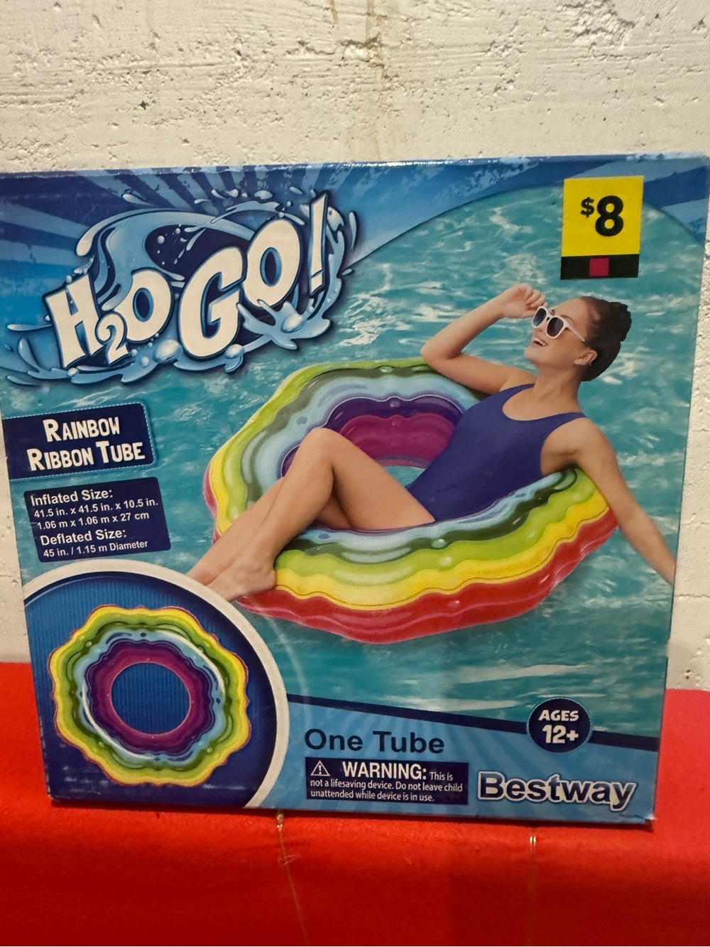 Bestway H2O Go Rainbow Ribbon Tube - Multicolor